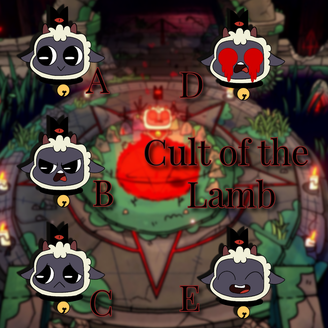 Cult of the Lamb Mini Pins!